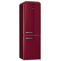 Hisense RB390N4RRD Retro Ψυγειοκαταψύκτης 300lt Total NoFrost Υ194xΠ60xΒ66.1εκ. Κόκκινος